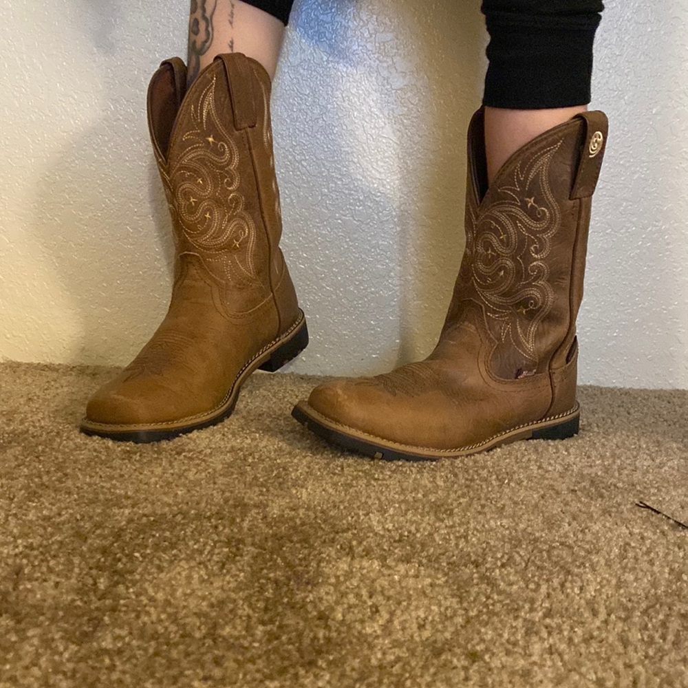 Justin boots, Florida Georgia Line addition! Size 6 1/2